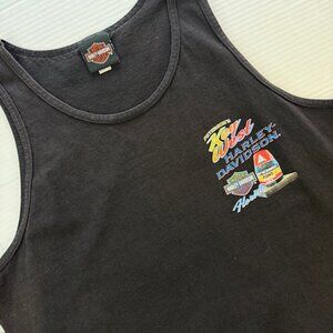 Harley-Davidson Shirt Men's Large Black Tank Top Key West Florida